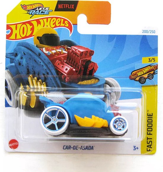 HOT WHEELS CAR DE ASADA 200/250 FAST FOODIE 3/5 van Hot Wheels