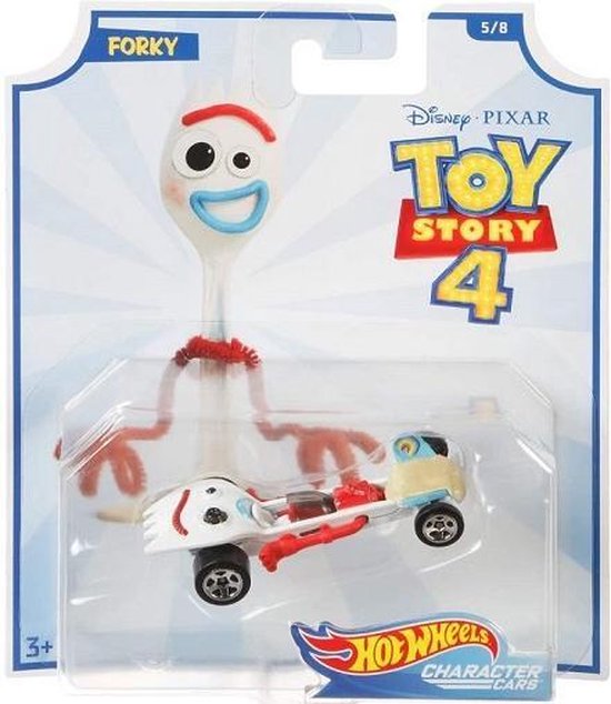 Hot Wheels Character Cars - Disney Toy Story 4 - Forky van Hot Wheels