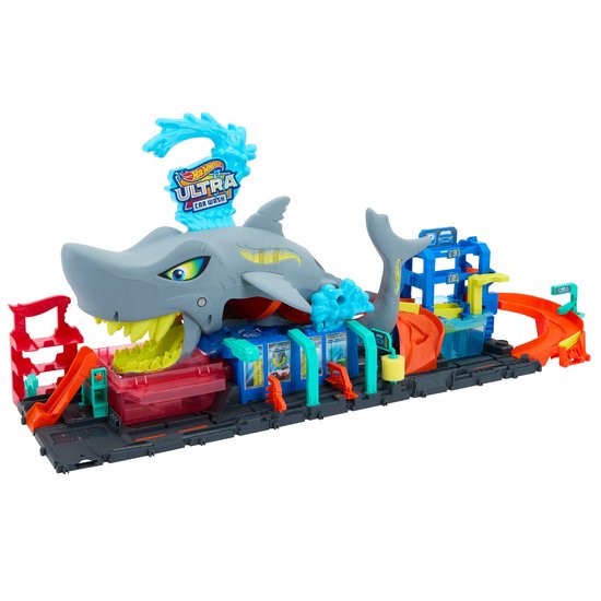 Hot Wheels City Hai Wasstraat Speelset met Color Reveal Auto van Hot Wheels