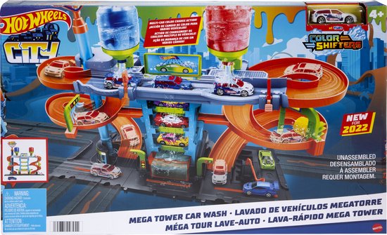 Hot Wheels City Mega Autowasserette - Speelgoedvoertuig van Hot Wheels