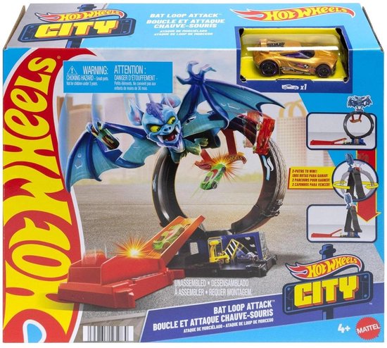 Hot Wheels City - Vleermuisaanval Looping van Merkloos