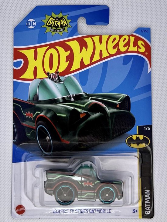 HOT WHEELS CLASSIC SERIES BATMOBILE 3/250 1:64 van Hot Wheels