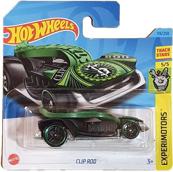 HOT WHEELS CLIP ROD 119/250 1:64 RACING GREEN EXPERIMOTORS 5/5 van Hot Wheels