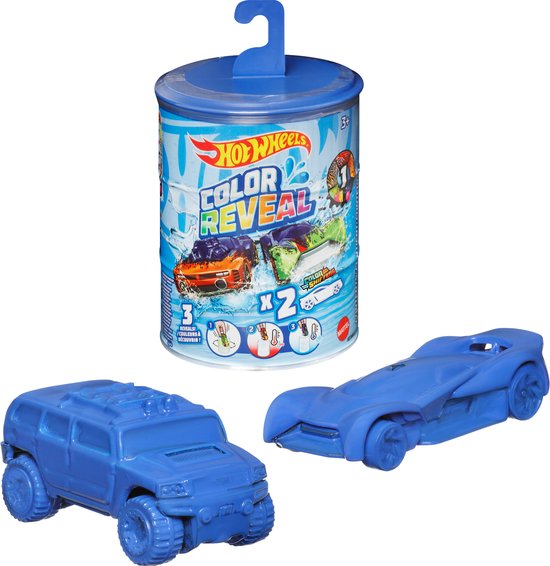 Hot Wheels Color Reveal - Speelgoedvoertuigen - Set 2 diverse autos van Hot Wheels