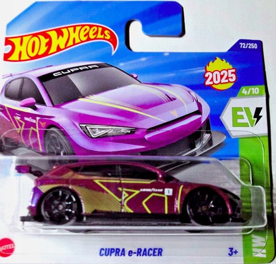 HOT WHEELS CUPRA e-RACER PURPER 72/250 HW EV4/10 van Hot Wheels