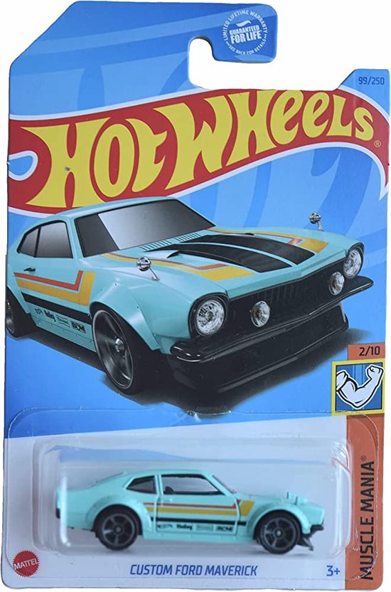 Hot Wheels Custom Ford Maverick - Die Cast voertuig - 7 cm - Schaal 1:64 van Hot Wheels