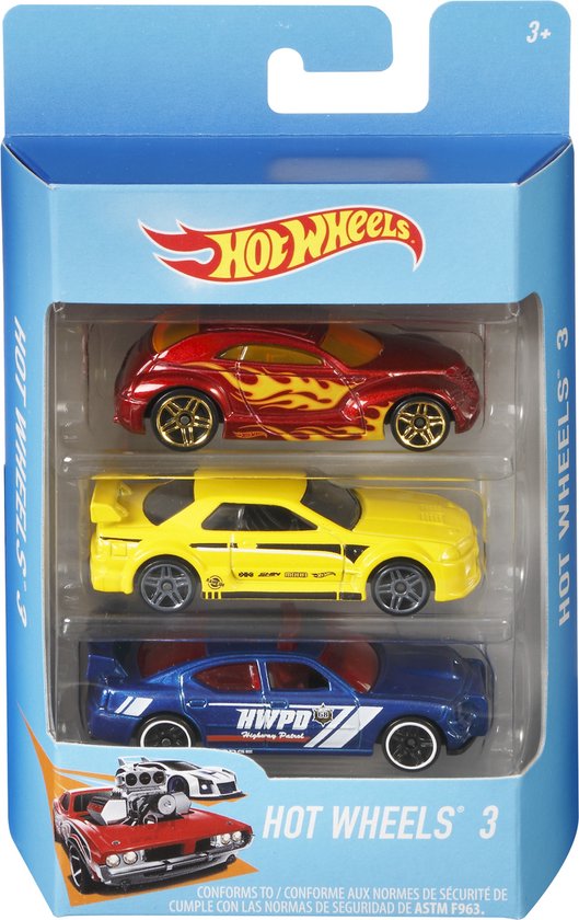 Hot Wheels Diecast 3 pak autoset van Hot Wheels