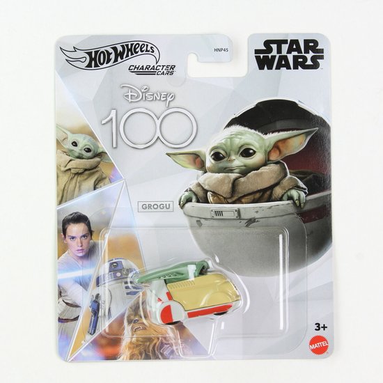 Hot Wheels Disney 100 Years Star Wars Grogu Character Car 2023 Release van Hot Wheels