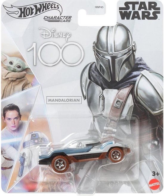 Hot Wheels Disney 100 Years Star Wars Manalorian Character Car 2023 Release van Hot Wheels