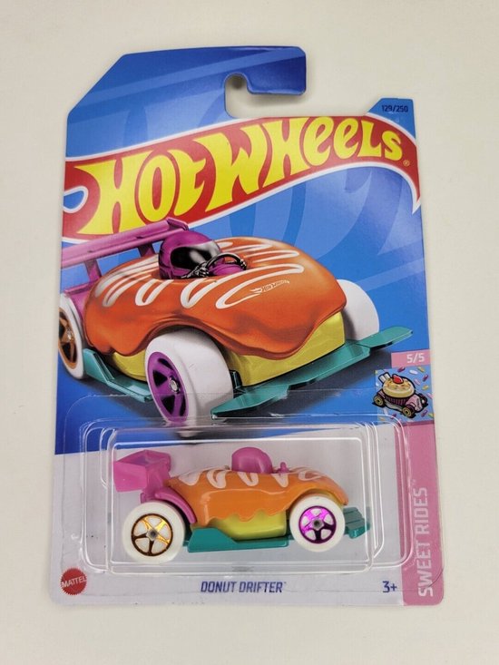 HOT WHEELS DONUT DRIFTER 129/250 1:64 HW SWEET RIDES 5/5 van Hot Wheels