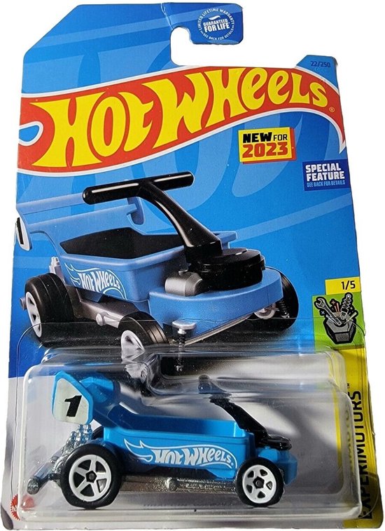 HOT WHEELS DRAGGIN WAGON BLAUW EXPERIMOTORS 22/250 (1:64) van Hot Wheels