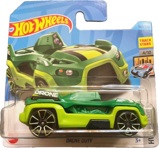 HOT WHEELS DRONE DUTY GREEN 88/250 HW METRO 4/10 1:64 GREEN van Hot Wheels