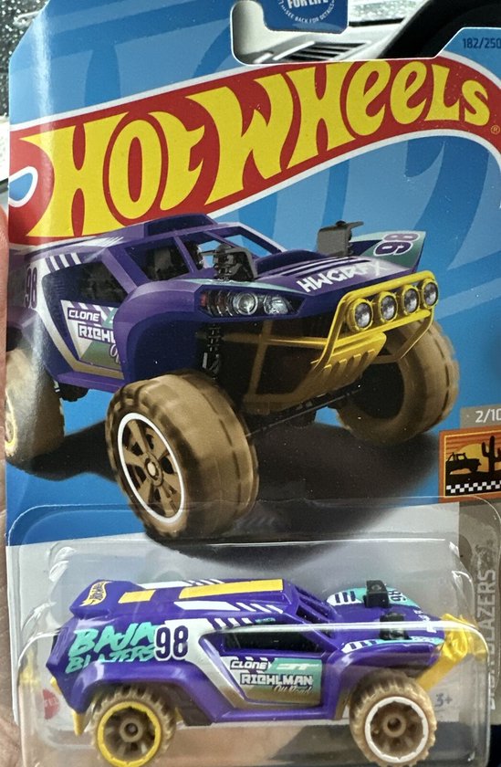 HOT WHEELS DUNE CRUSHER 182/250 1:64 BLUE HW BAJA BLAZERS 2/10 van Hot Wheels