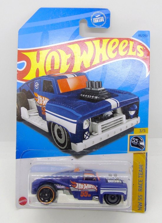 HOT WHEELS ERIKSTEIN ROD BLUE 86/250 1:64 HW 55 RACE TEAM van Hot Wheels