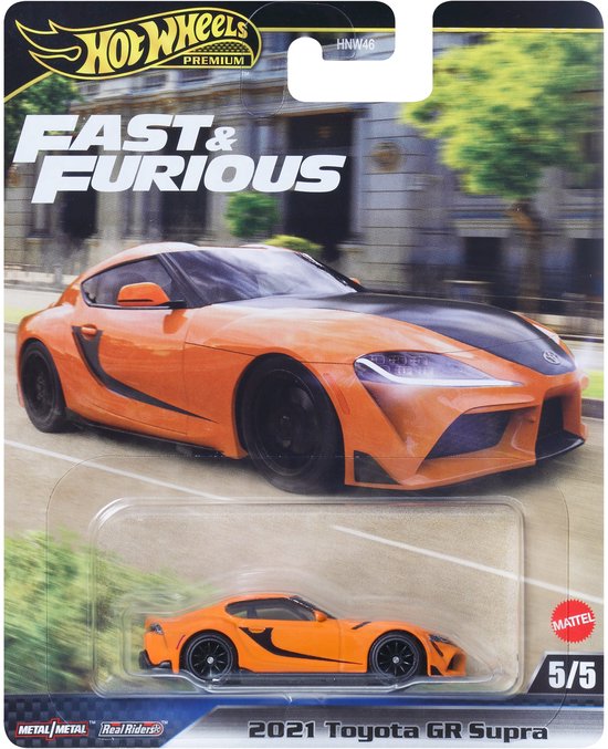 Hot Wheels Fast & Furious 2020 Toyota Supra, Auto, 3 jaar, Metaal, Oranje van Hot Wheels