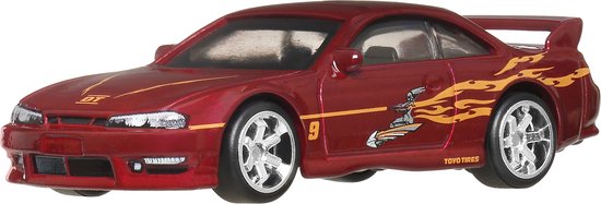 Hot Wheels Fast & Furious Nissan 240SX (S14), Auto, 3 jaar, Metaal, Rood van Hot Wheels