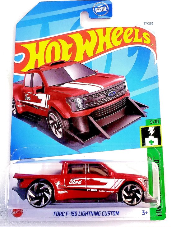 HOT WHEELS FORD F-150 RED 37/250 (1:64) HW GREEN SPEED 5/10 van Hot Wheels