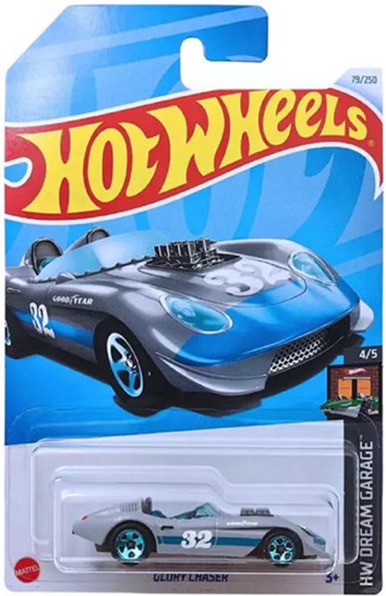HOT WHEELS GLORY CHASER 32 CABRIO GREY 79/250 1:64 HW DREAM GARAGE 4/5 van Hot Wheels