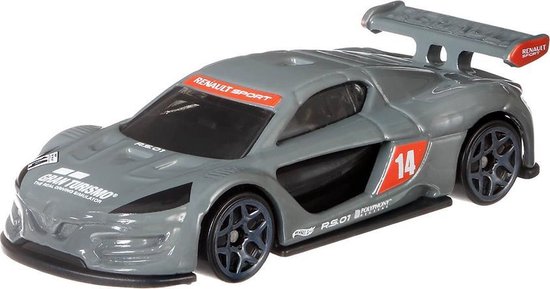 Hot Wheels Gran Turismo Renault Sport R.s. 01 Grijs 7 Cm van Hot Wheels