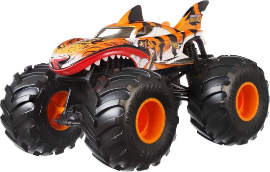 Hot Wheels Grote Monstertrucks Tijgerhaai van Merkloos