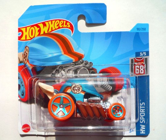 HOT WHEELS HEAD GASKET BLUE 90/250 (1:64) HW SPORTS 3/5 van Hot Wheels