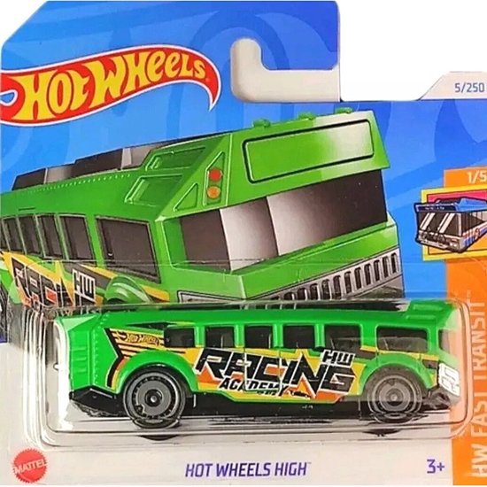 HOT WHEELS HIGH GREEN 5/250 HW FAST TRANSIT (1:64) van Hot Wheels