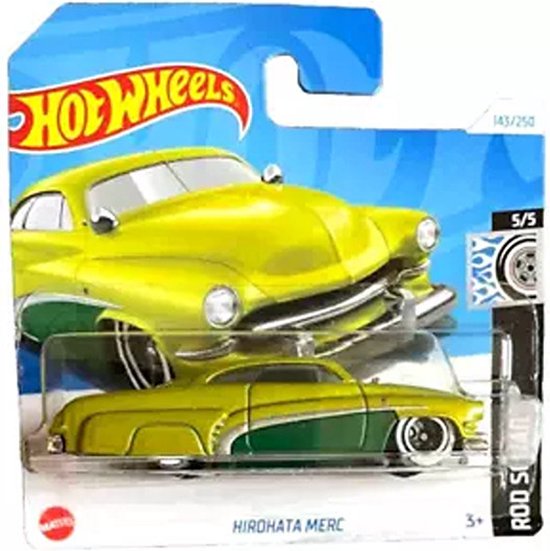 HOT WHEELS HIROHATA MERCURY USA GREEN/GREEN 143/250 1:64 HW ROD SQUAD 5/5 van Hot Wheels