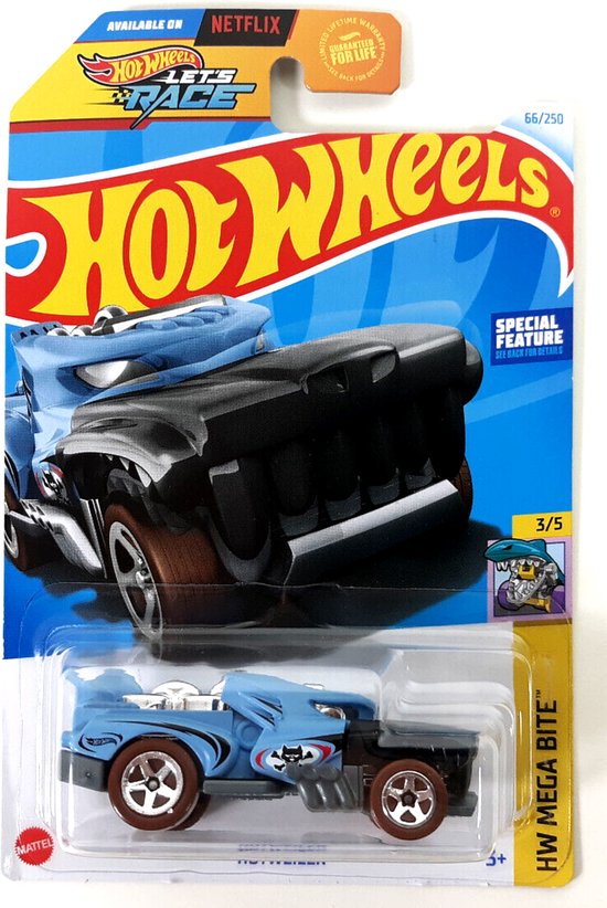 HOT WHEELS HOTWEILER 66/250 (1:64) 3/5 HW MEGA BITE van Hot Wheels