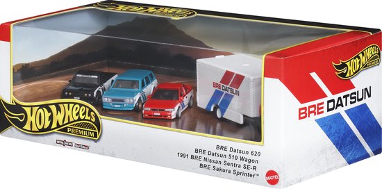Hot Wheels HRT52, Bre Datsun Diorama Voertuigenset, 3 jaar, Metaal, Kunststof, Meerkleurig van Hot Wheels