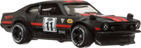Hot Wheels HRV09, Racewagen, 3 jaar, Metaal, Zwart, Rood, Wit van Merkloos
