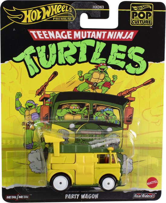 Hot Wheels HXF04 Teenage Mutant Ninja Turtles 'party wagon" speelgoedvoertuig van Hot Wheels