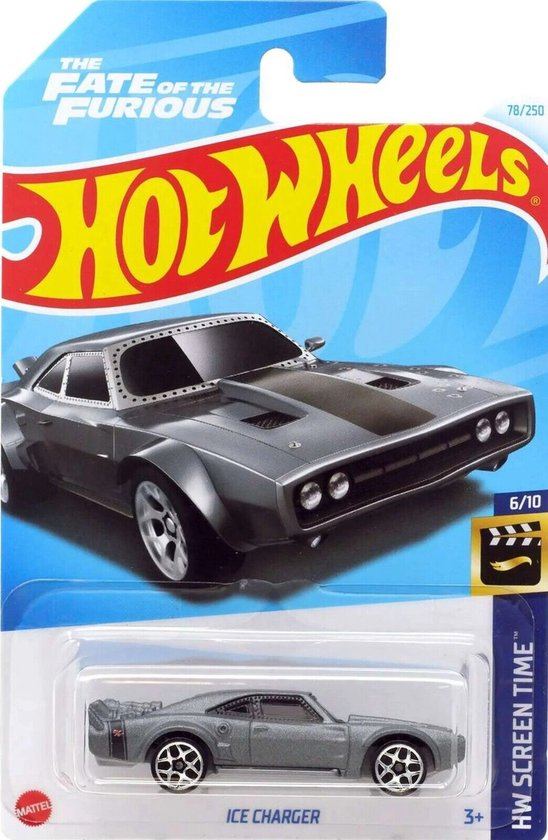 HOT WHEELS ICE CHARGER MAT GREY 78/250 HW SCREEN TIME 6/10 van Hot Wheels