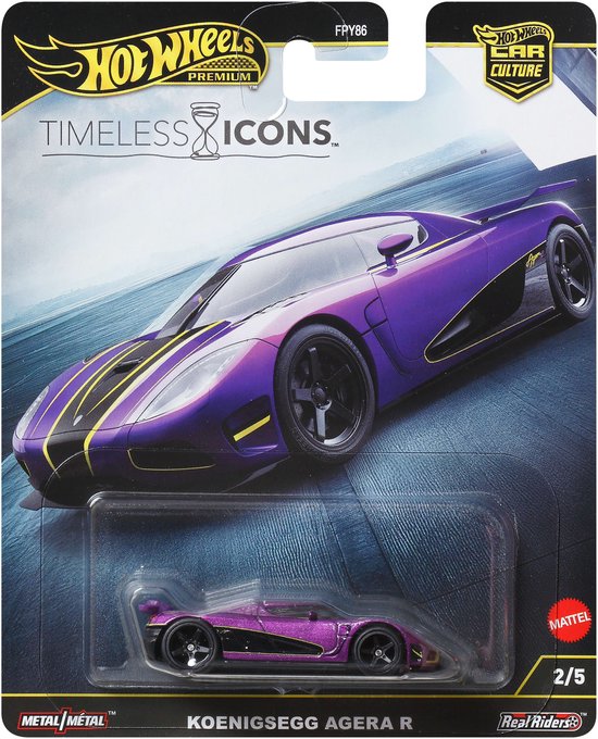 Hot Wheels JBK93 Premium - Timeless Icons - Koenigsegg Agera R JBK93 van Merkloos