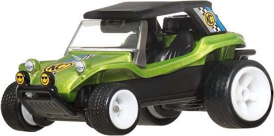 Hot Wheels JBL22, Buggy, 3 jaar, Metaal, Zwart, Geel van Merkloos