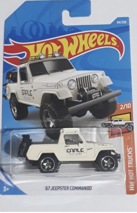 Hot Wheels Jeepster Commando 67 - 7 Cm - Schaal 1:64 van Hot Wheels