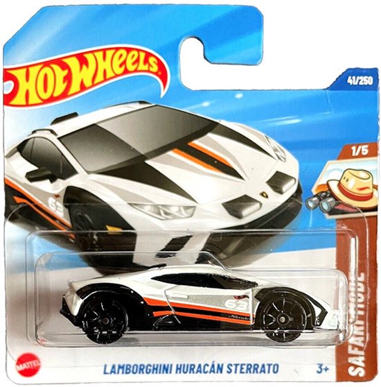 HOT WHEELS LAMBORGINI HURACÁN STERRATO WHITE 41/250 HW SAFARI MODE 1/5 van Hot Wheels