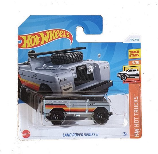 HOT WHEELS LAND ROVER SERIES 2 92/250 1:64 GREY HW HOT TRUCKS 5/10 van Hot Wheels