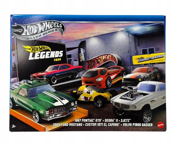 Hot Wheels Legends Tour Collectie Set 6 Auto's 1:64 Nieuw van Merkloos
