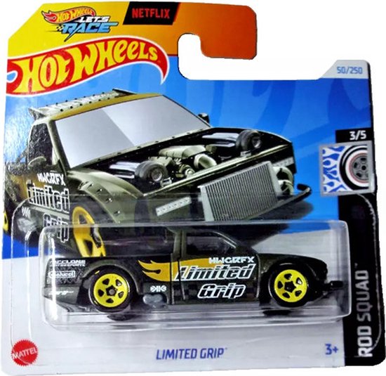 HOT WHEELS LIMITED GRIP GREEN 50/250 1:64 HW ROD SQUAD 3/5 van Hot Wheels