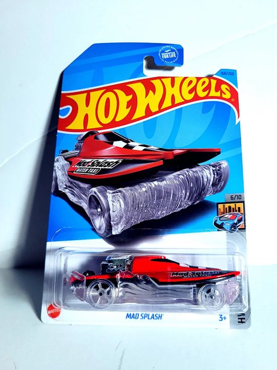 HOT WHEELS MAD SPLASH RED 168/250 1:64 HW METRO 6/10 van Hot Wheels