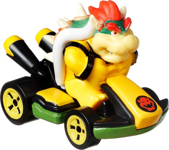 Hot Wheels Mario Kart - Bowser Standard Kart - Nintendo - Jaren 90 - Vintage sealed van Merkloos