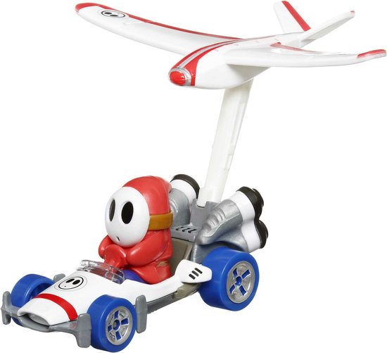 Hot Wheels - Mariokart - Shy Guy - B-Dasher + Plane Glider - 1:64 van Merkloos