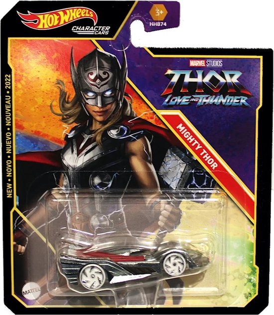 Hot Wheels Marvel Mighty Thor - 7 cm - Schaal 1:64 - Spaar ze allemaal van Hot Wheels