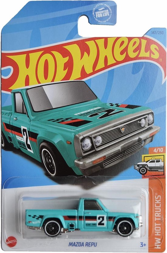 HOT WHEELS MAZDA REPU GREEN 147/250 1:64 HW HOT TRUCKS 4/10 van Hot Wheels