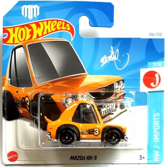HOT WHEELS MAZDA RX-3 ORANGE 156/250 1:64 HW J-IMPORTS 7/10 van Hot Wheels