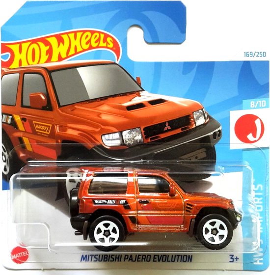 HOT WHEELS MITSUBISHI PAJERO EVOLUTION 169/250 1:64 ORANGE HW J-IMPORTS 8/10 van Hot Wheels