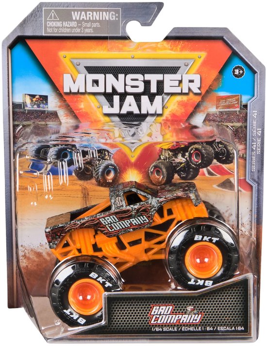 Hot wheels Monster Jam truck Bad Company - monstertruck 9 cm schaal 1:64 van Hot Wheels
