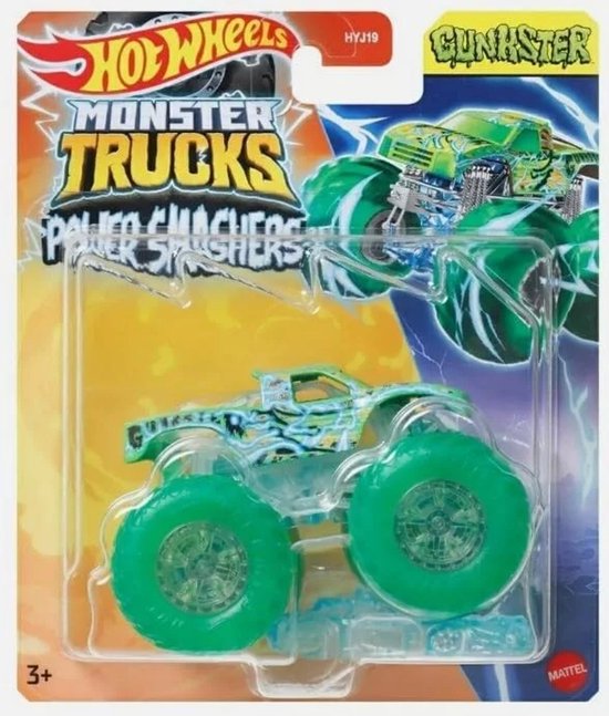 Hot Wheels Monster Jam truck Gunkster - monstertruck 9 cm schaal 1:64 van Hot Wheels