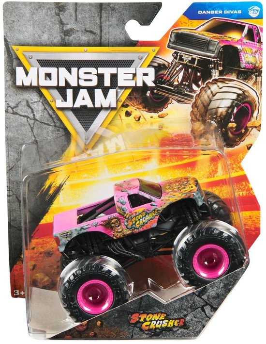 Hot Wheels Monster Jam truck Stone Crusher - monstertruck 9 cm schaal 1:64 van Merkloos