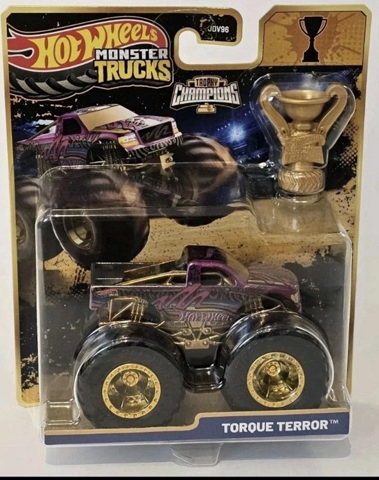Hot Wheels monster jam truck Torque Terror - monstertruck 9 cm schaal 1:64 van Merkloos